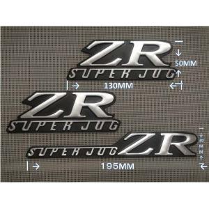 スーパージョグ JOG ZR エンブレム 3枚/set メッキ