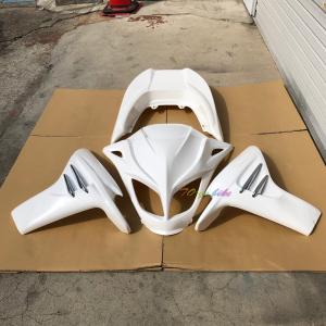 マジェスティ250 SG03J フロント サイドメッキカウル 白 外装 3点set