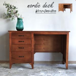 机　木製　超美品 楽天市場】デスク 木製 机 おしゃれ アンティーク 幅112 奥行45