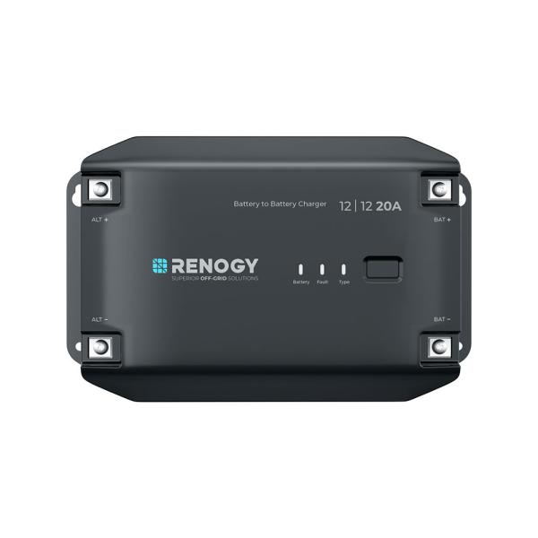 RENOGY 12V 20A DC-DC 走行充電器 Bluetooth対応 カーチャージャー サブ...