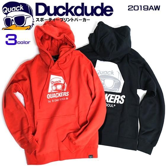 DUCKDUDE パーカー ダックデュード パーカー 2019AW スポーティー プルオーバー フー...