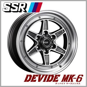 送料無料 200系 ハイエース SSR DEVIDE MK-6 ダークガンメタポリッシュ 215/60R17 ヨコハマ パラダ ホワイトレター｜rensshop