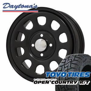 送料無料 TOYO オープンカントリー R/T 145/80R12 80/78N 6PR デイトナ マットブラック 軽トラック ハイゼット キャリー N-VAN｜rensshop