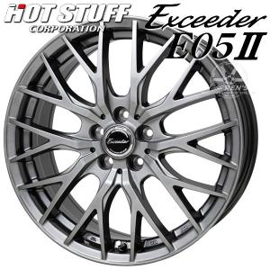 送料無料 90系 VOXY ボクシー ノア 等 エクシーダE05II ダークシルバー 215/45R18 ファルケンタイヤ ホイール4本SET｜rensshop