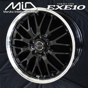 送料無料 クラウン WRX S4 レヴォーグ などに MID EXE10 グロッシーブラックリムポリッシュ 225/45R18 安心のピレリタイヤ｜rensshop