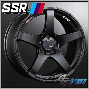 送料無料★レヴォーグ オデッセイ ヴェゼル スピードスター SSR GTV01 フラットブラック 7.5J +53 225/45R18 国産タイヤ｜rensshop