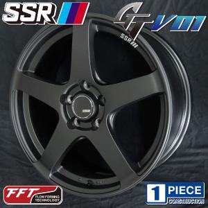 SSR SSR GTV01 18インチ 7.5J +48 5-100 フラットブラック4本で送料