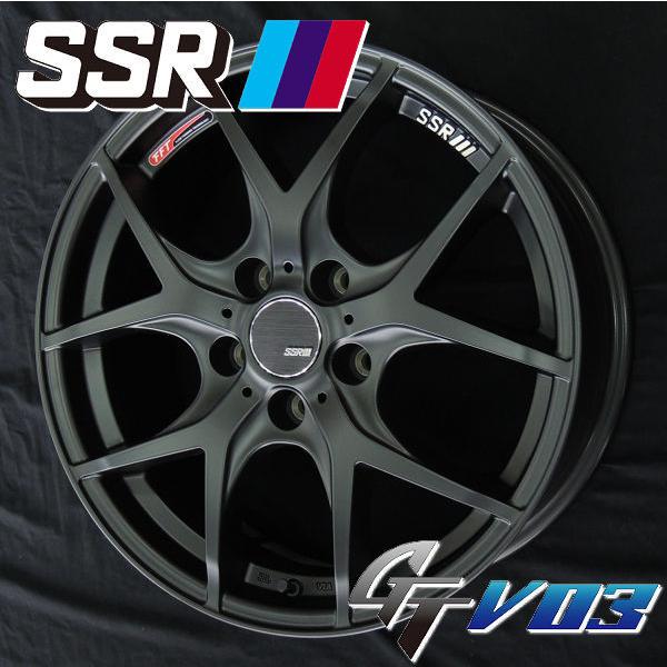 送料無料 GR86 86 BRZ カローラスポーツ SSR GTV03 フラットブラック 8.5J ...