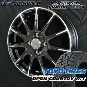 送料無料 ティラード IOTA ブラックポリッシュ TOYO オープンカントリーR/T 145/80R12  軽トラック ハイゼット キャリー アクティ N-VAN｜rensshop