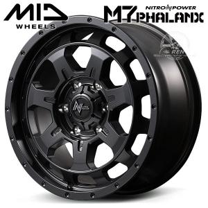 送料無料 ランドクルーザー 300 250 ナイトロパワー M7 PHALANX バレルブラック 18インチ 8.5J +55 アルミホイール４本セット｜rensshop