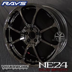 送料無料 在庫有り RAYS レイズ ボルクレーシングNE24 club sport ブラック BK 225/40R18 GR86 86 BRZ 4本 鍛造ホイール タイヤセット｜rensshop