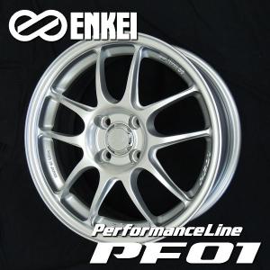 送料無料 キャスト コペン ハスラー ムーブカスタム ENKEI エンケイ PF01 シルバー 165/50R16 タイヤ ホイール4本セット｜rensshop