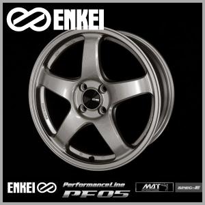 送料無料 ENKEI エンケイ パフォーマンスライン PF05 ダークシルバー 165/40R16 タイヤセット アトレー エブリイ NV100 クリッパー｜rensshop