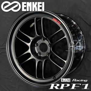 送料無料  4本SET ENKEI エンケイ レーシング RPF1 18inch 9.5J +15 5穴 PCD114.3 マットブラック MADE IN JAPAN 国産 軽量 アルミホイール｜rensshop