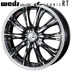 送料無料 タント スペーシア N-BOX 等 軽自動車に WEDS レオニスRT BMCMC メッキ×ミラーカット 165/45R16 タイヤ ホイール 4本SET｜rensshop