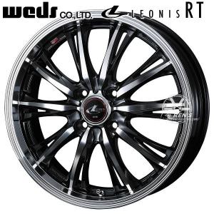 送料無料 タント スペーシア N-BOX 等 軽自動車に WEDS レオニスRT PBMC ブラックミラーカット 165/45R16 タイヤ ホイール4本セット｜rensshop