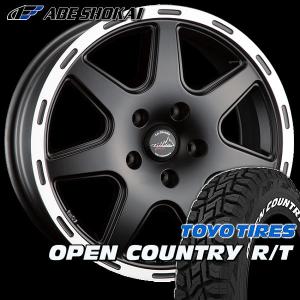 送料無料 デリカD:5 等に ティラード クロス マットブラックリムポリッシュ 225/70R16 TOYO オープンカントリー R/T ホワイトレター｜rensshop