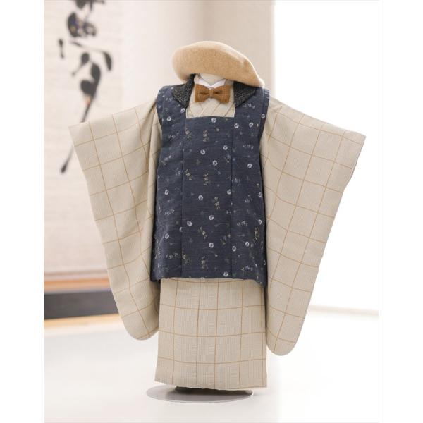 ３歳 男の子 七五三 レンタル df121 和洋2way 着物レンタル フルセット 753 子供着物...