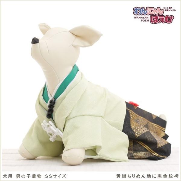 犬の着物レンタル 小型犬 男の子 dss-008 ペット衣装 往復送料無料 高級生地 かっこいい 結...