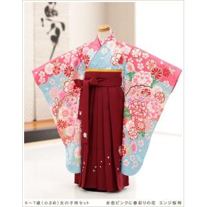 小学校卒業式 袴レンタル 女の子 h005 小学生 十三参り 6年生 ジュニア