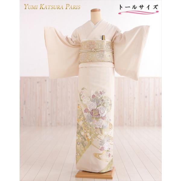 高身長対応 色留袖レンタル トールサイズ 五つ紋 it205t 高級 正絹 結婚式 170cm前後 ...