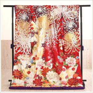 色打掛レンタル 紋付きセット 結婚式 iu02...の詳細画像1