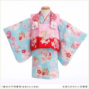 １歳女の子 着物レンタル 初節句 桃の節句 七五三 jbk036