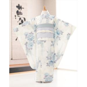 No.296アンティーク子供着物振袖正絹ジュニア非常に綺麗着丈145.5裄丈65 No.296アンティーク子供着物振袖正絹ジュニア非常に綺麗着丈145.5裄丈65