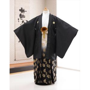 小学校卒業式 袴レンタル 小学生 着物レンタル jmo075 男 12歳 紋付袴