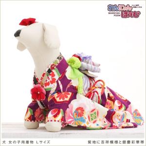 犬の着物レンタル 中型犬 女の子 klr-002 ペット衣装 振袖 dog 往復