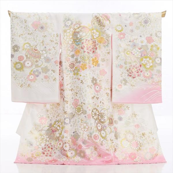 高級 正絹 プレミアム 産着レンタル 女の子 お宮参り お食い初め mj8067 着物レンタル ベビ...