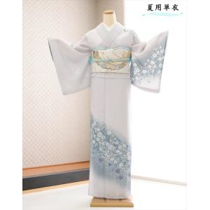 夏用 絽 訪問着レンタル sr5016 着物レンタル フルセット ママ 母親