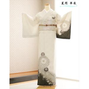 夏用 絽 訪問着レンタル sr5004 着物レンタル フルセット ママ 母親