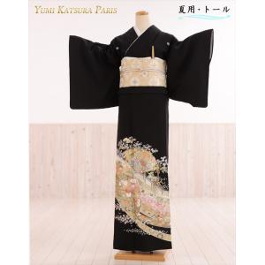 夏用 単衣 特選手刺繍 黒留袖レンタル sts763 母親 留め袖 結婚式 単