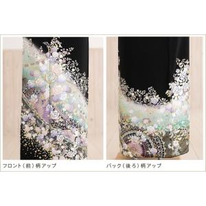 桂由美 留袖レンタル ts121 黒留袖 フル...の詳細画像2