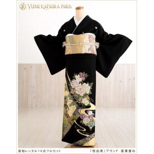 留袖レンタル 黒留袖レンタル 留め袖 結婚式 ts026 華燭の亀甲模様に
