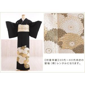 留袖レンタル 特選手刺繍 ts238 黒留袖 ...の詳細画像3