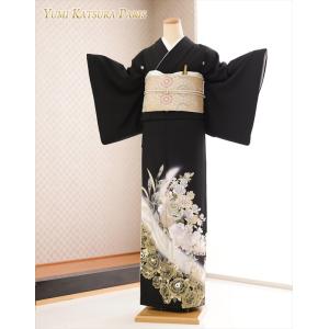 留袖レンタル 特選「加賀友禅」 ts267 手描き 黒留袖 結婚式 母親 フル