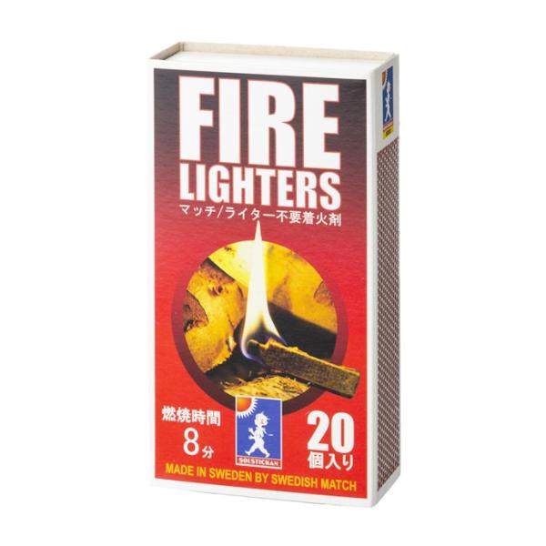 FIRE LIGHTERS ファイヤーライター 着火剤 簡単着火 マッチ式 ライター不要 焚火 BB...