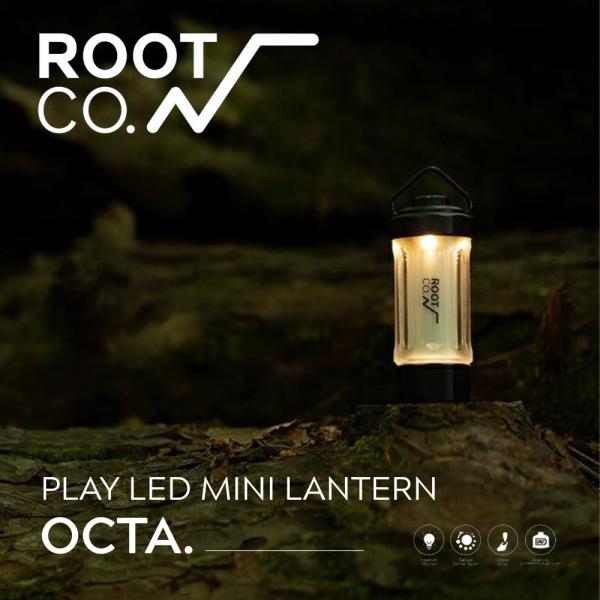 ROOT CO. ルート PLAY LED MINI LANTERN OCTA. グロー 蓄光 LE...