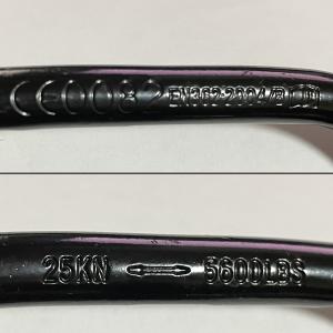スチールカラビナ オートロック式 破断強度25...の詳細画像2