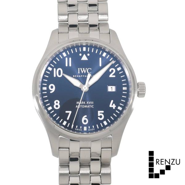 [中古]IWC パイロットウォッチ マークXVIII プティプランス IW327016 ブルー メン...