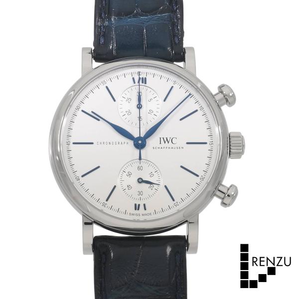 [中古]IWC ポートフィノ クロノグラフ 39 IW391407 シルバー メンズ 送料無料 腕時...