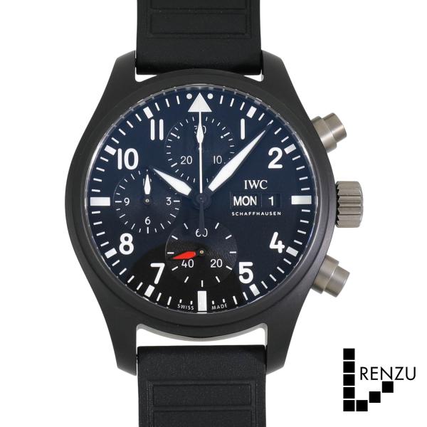 [新品]IWC パイロット ウォッチ クロノグラフ 41 トップガン IW389401 ブラック メ...