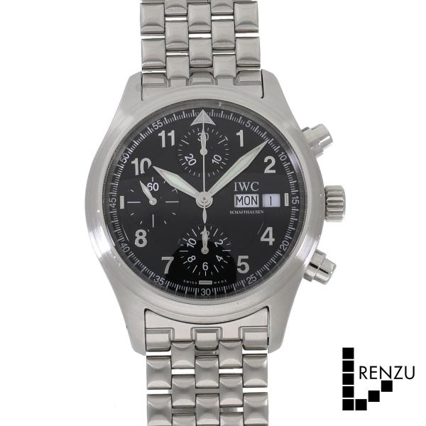 [中古]IWC パイロットウォッチ メカニカル フリーガー クロノグラフ スピットファイア IW37...