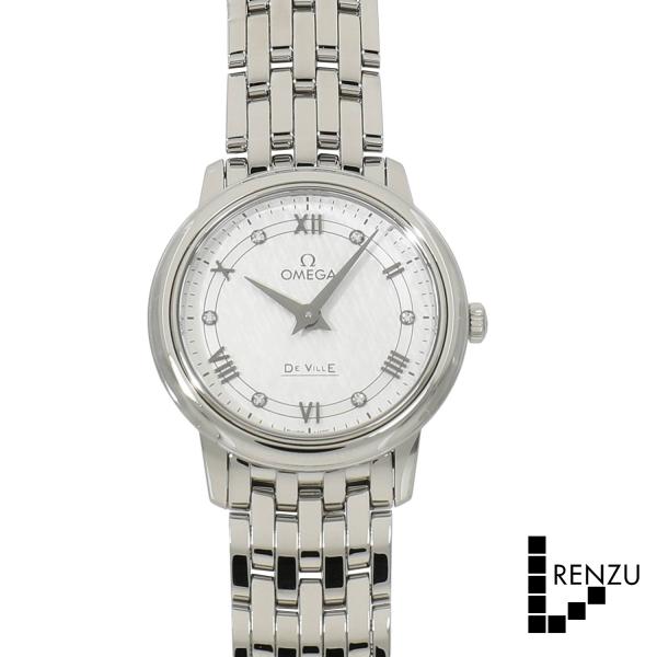 [新品]オメガ デ・ヴィル プレステ-ジ クォーツ 27.4MM 424.10.27.60.52.0...
