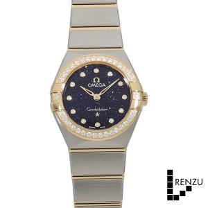 中古 オメガ OMEGA 123.20.24.60.53.001 ブルー /ダイヤモンド レディース 腕時計 OMEGA（オメガ） 123.20.24.60.53.001 コンステレーション ブルー