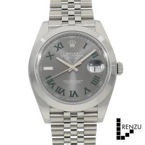[中古]ロレックス デイトジャスト 41 126300 ランダム スレートローマ メンズ 腕時計 送料無料