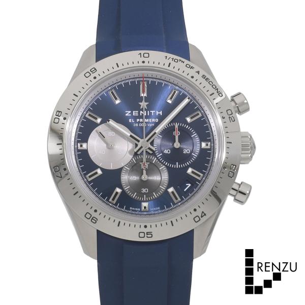 [未使用]ゼニス クロノマスター スポーツ 03.3114.3600/51.R950 ブルー×マルチ...