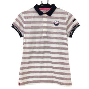 MARK&LONA（マークアンドロナ） 半袖ポロシャツ ネイビー×ライトブルー